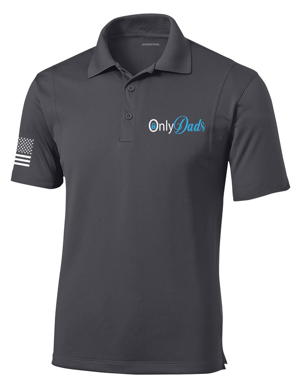 Trenz Shirt Company OnlyDads Funny Embroidered Golf Polo